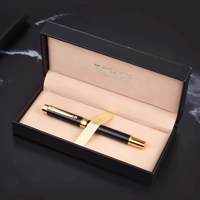 Hero 1707 Luxury Fountain Pen Gift Set - Premium Metal Business Pen, Elegant Gift Box for Adults, Professionals & Executives